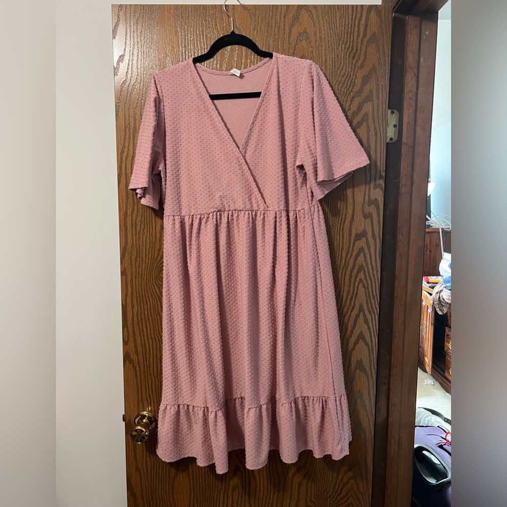 Women’s light pink dress